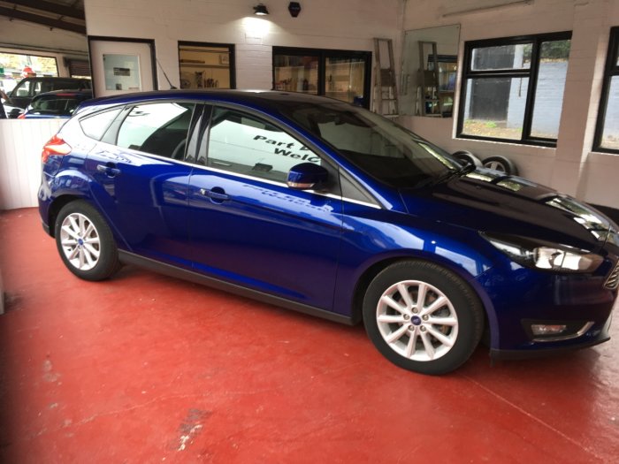 Ford Focus 1.5 TDCi 120 Titanium 5dr Hatchback Diesel Blue