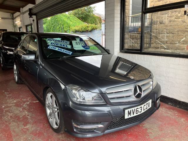 Mercedes-Benz C Class 2.1 C220 CDI BlueEFFICIENCY AMG Sport Plus 4dr Auto Saloon Diesel Grey